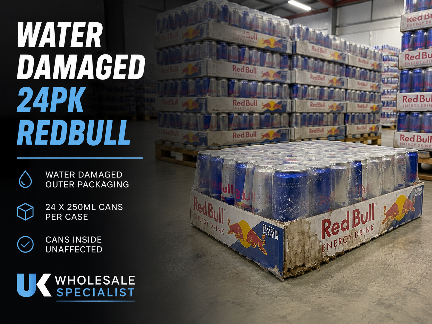 24 cans redbull energy drink